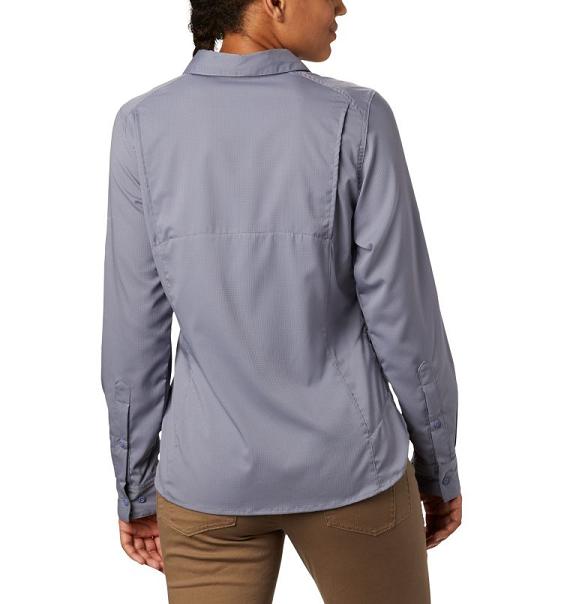 Columbia Silver Ridge Shirts Grey For Women's NZ71564 New Zealand